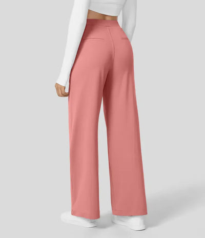 Clara Flex™ - Pleated Stretch Fabric Pants