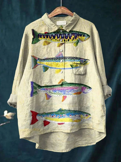 Darcy – Fish Art Shirt