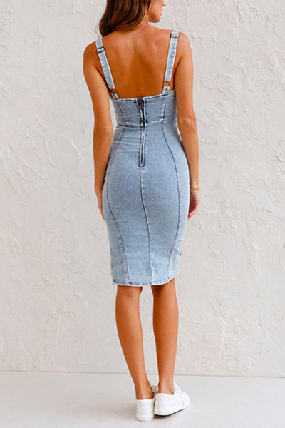 Denim Cami Dress