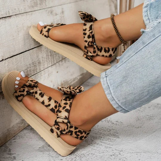 ARYA | Stylish Leopard Print Sandals