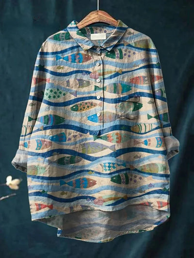 Darcy – Fish Art Shirt