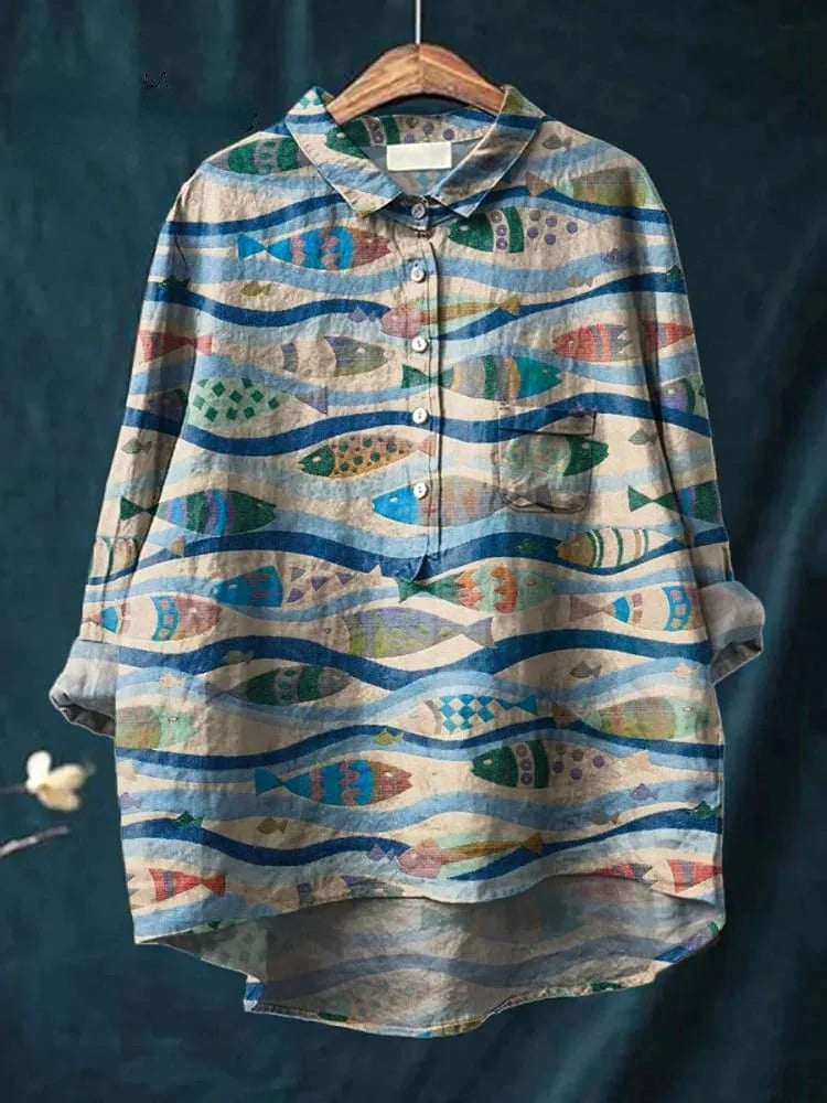 Darcy – Fish Art Shirt