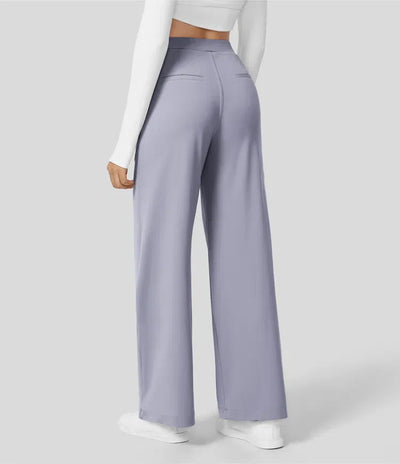 Clara Flex™ - Pleated Stretch Fabric Pants