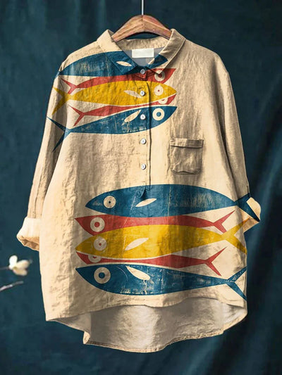 Darcy – Fish Art Shirt