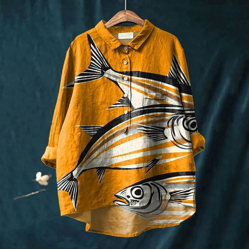 Darcy – Fish Art Shirt
