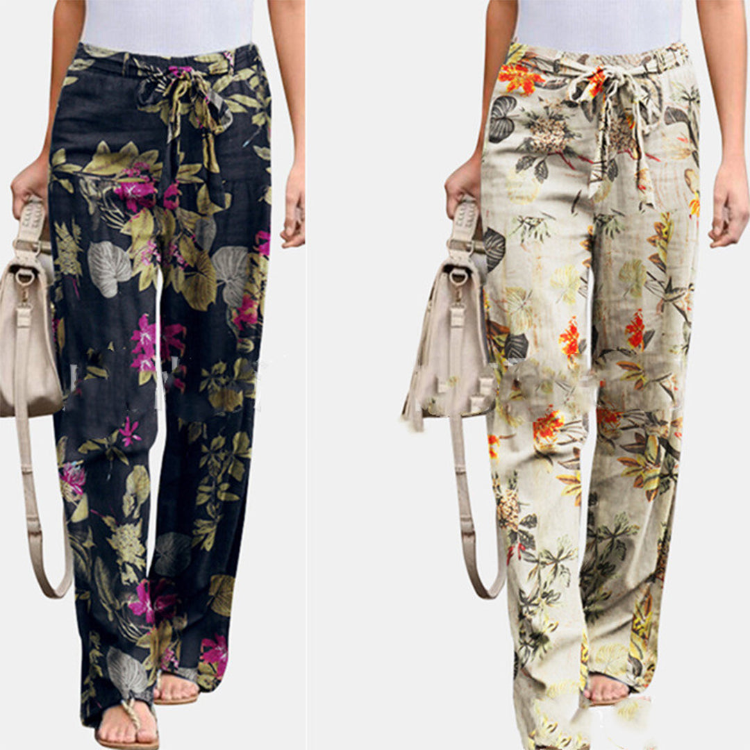REINA | Stylish Leisure Pants Flowerprint