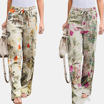REINA | Stylish Leisure Pants Flowerprint
