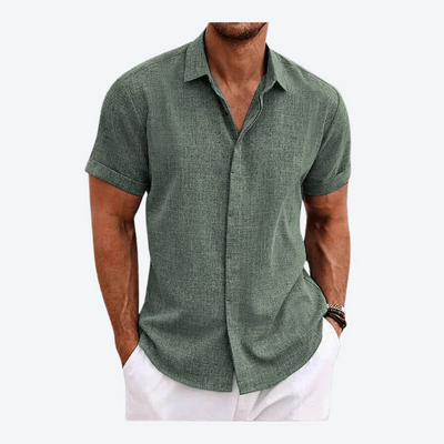 Maxwell- Linen-Cotton Shirt