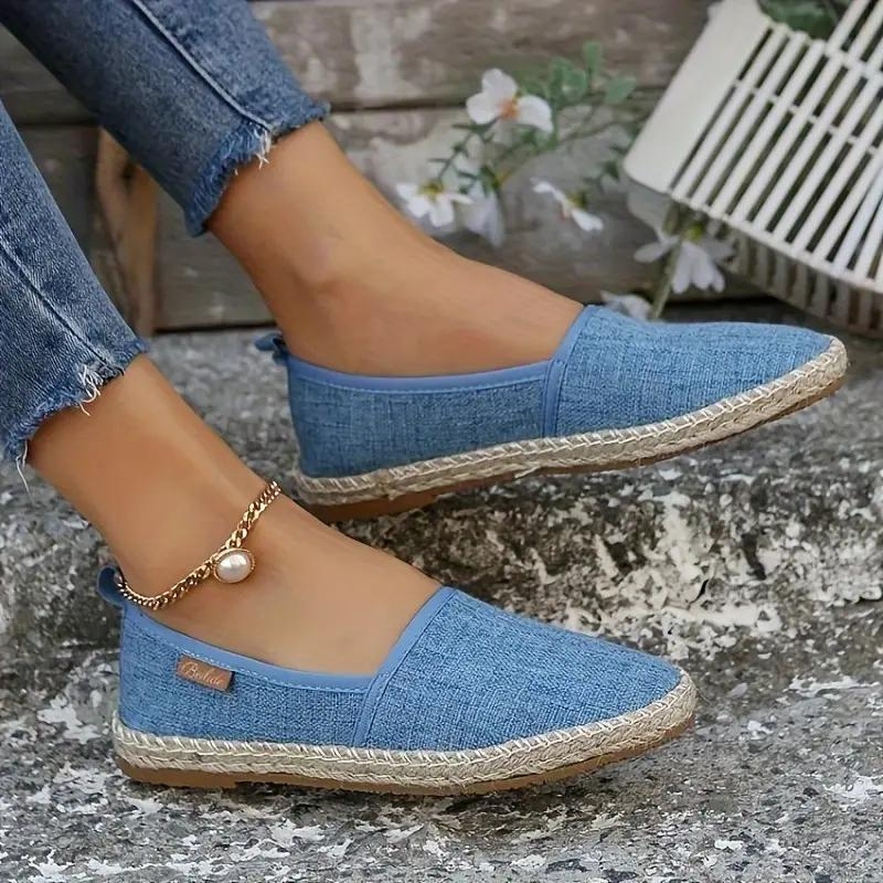 Espadrilles, Flat, Lightweight, Canvas Shoes, Shoes for Summer