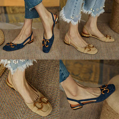 Kate™ - Orthopedic Leather Buckle Sandals