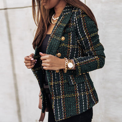 ABBEY | Stylish Checked Blazer