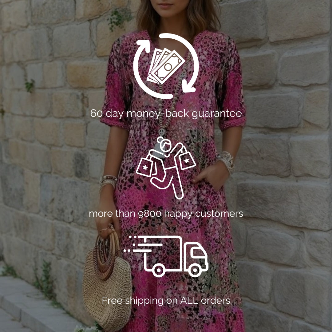 Harper – Vibrant Mid-Length Dress