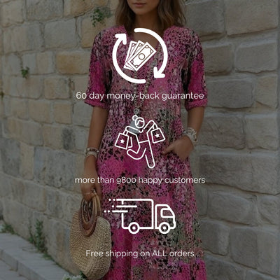 Harper – Vibrant Mid-Length Dress