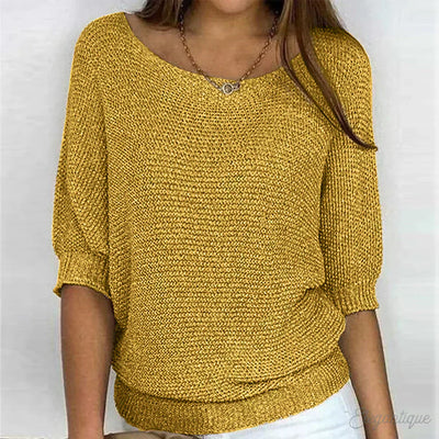 Eunice – Relaxed Knit Top